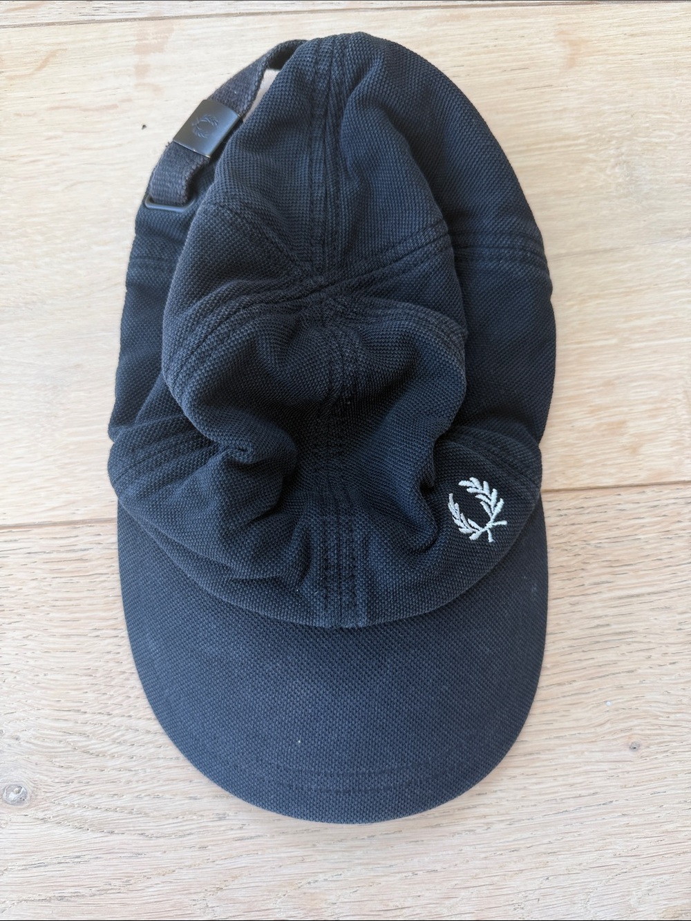 Fred Perry Pique Classic Black Cap